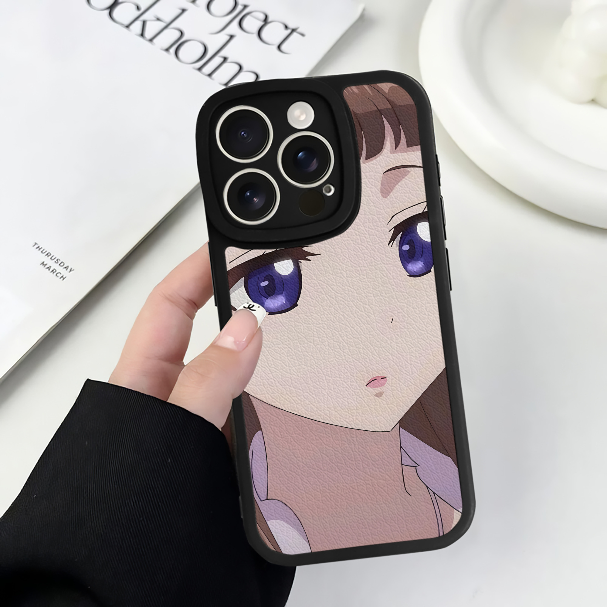 薬屋のひとりごと The Apothecary Diaries 【iPhone 16シリーズ対応】シリコンスマホケース（レザー調） 材質：シリコン